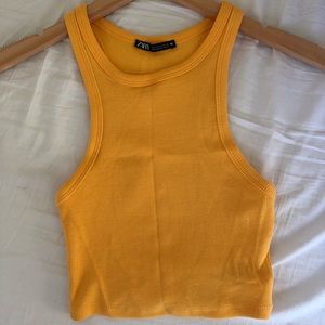 ZARA orange tank